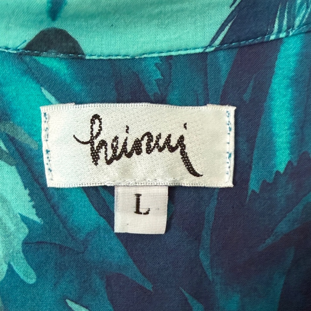 Tropical Print Short Sleeve Top - Picture 2 of 5